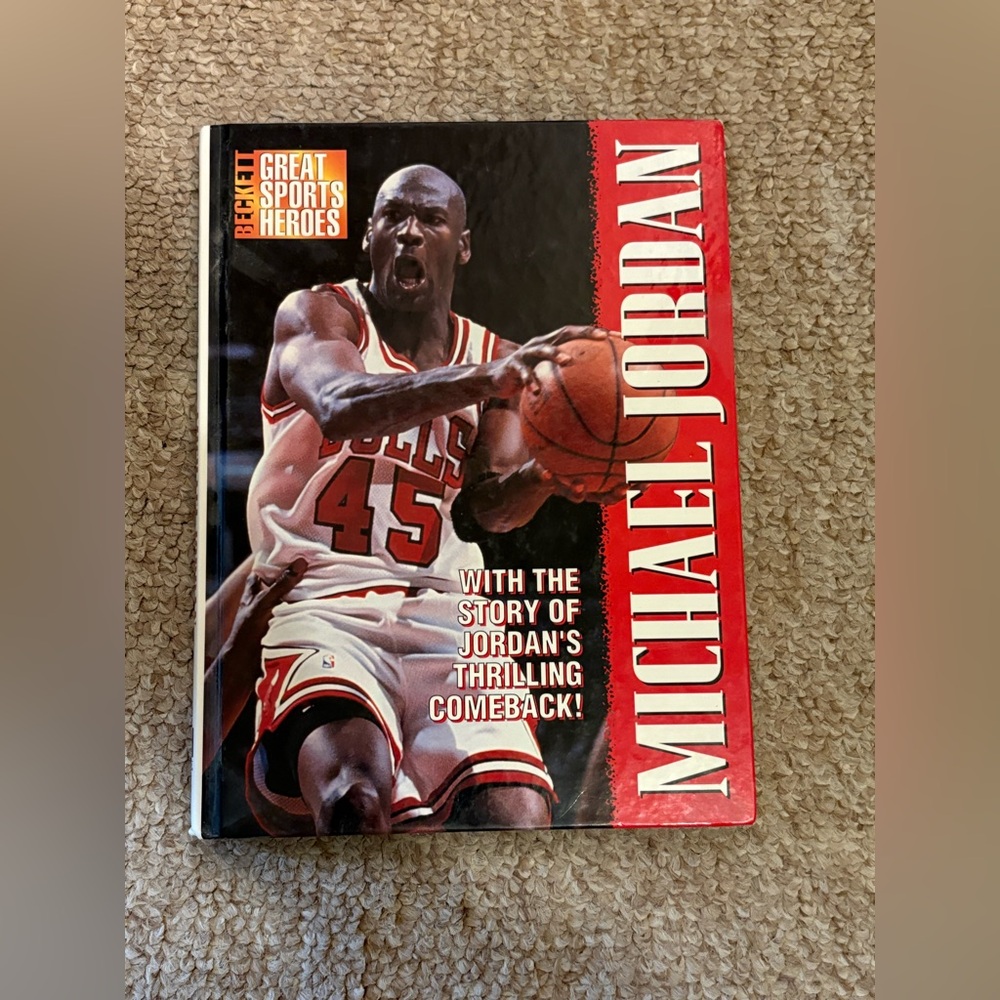 Michael Jordan-Great Sport Heroes Book
Vintage Item